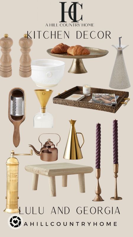 Elegant and sophisticated kitchen accessories- brass accessories- gold accessories- tray- kitchen finds- brass pepper mills 

#LTKhome #LTKstyletip #LTKbeauty