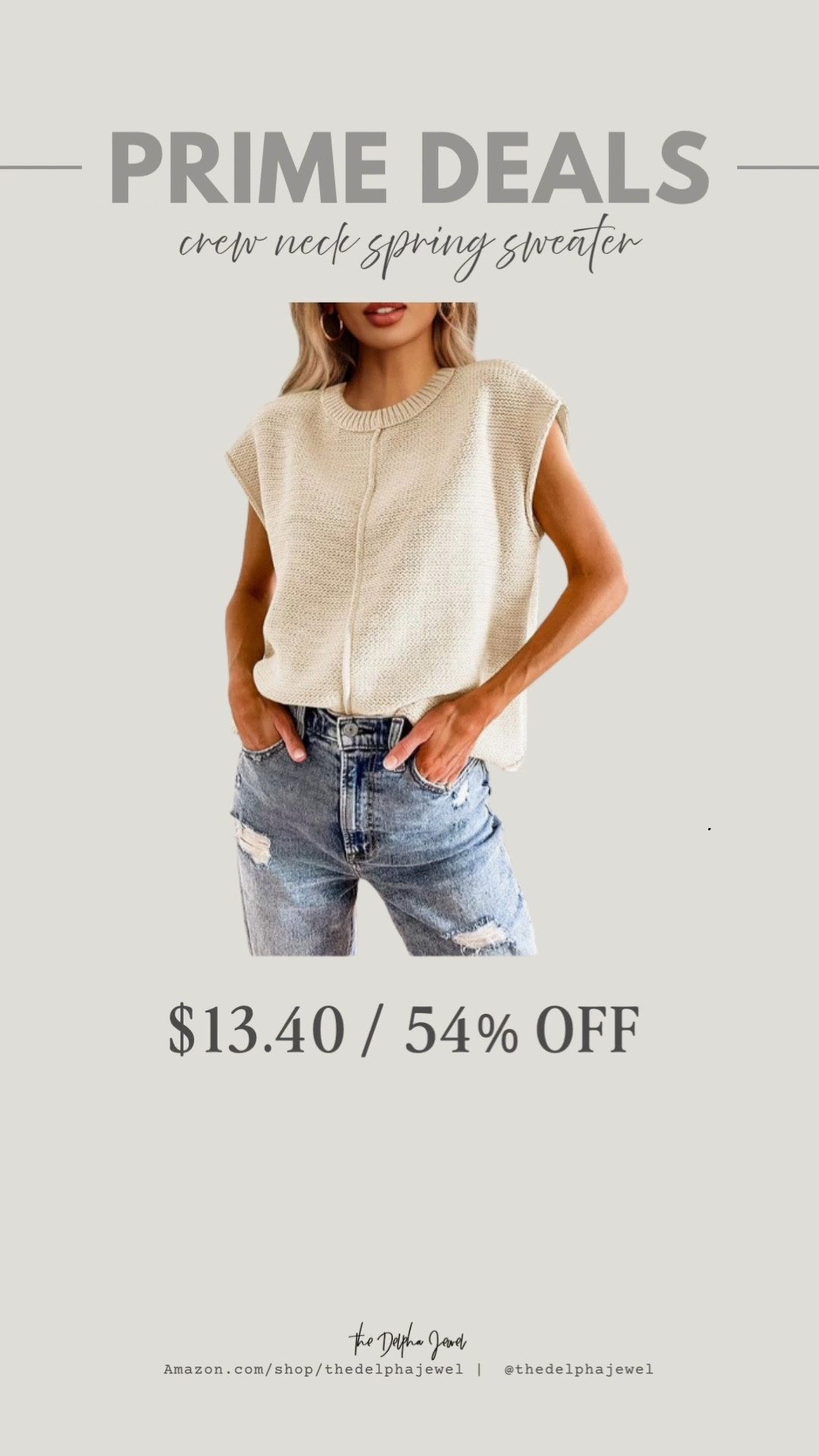 Amazon spring sweater on sale $13.40 / 54% off 😍 I have this sweater in a medium and I love all the colors that it comes in! 

#LTKOver40 #LTKMidsize #LTKSaleAlert