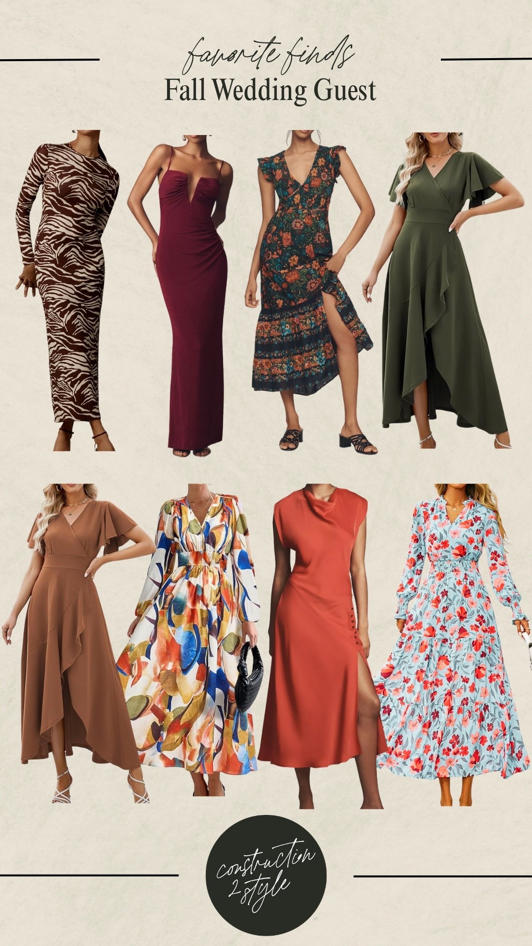 Shop Our Favorite Fall Wedding Guest Dress Picks for the Season! 