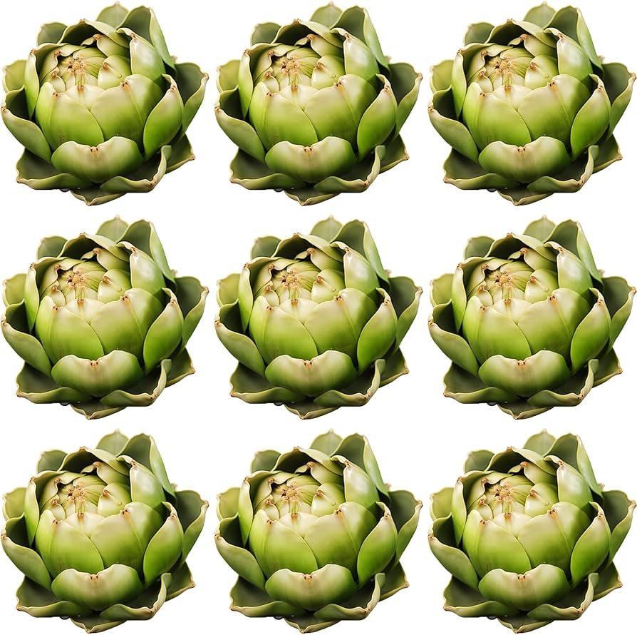 Fake Artificial Artichoke, Vegetables Faux Plastic Artichoke, Decoration for Wedding Party Home K... | Amazon (US)