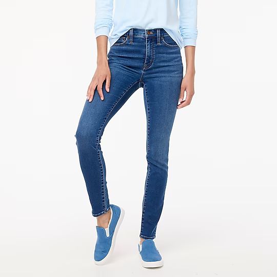 9" mid-rise skinny jean in signature stretch+ | J.Crew Factory