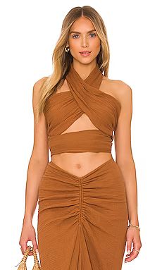Just BEE Queen Randy Top in Rust from Revolve.com | Revolve Clothing (Global)