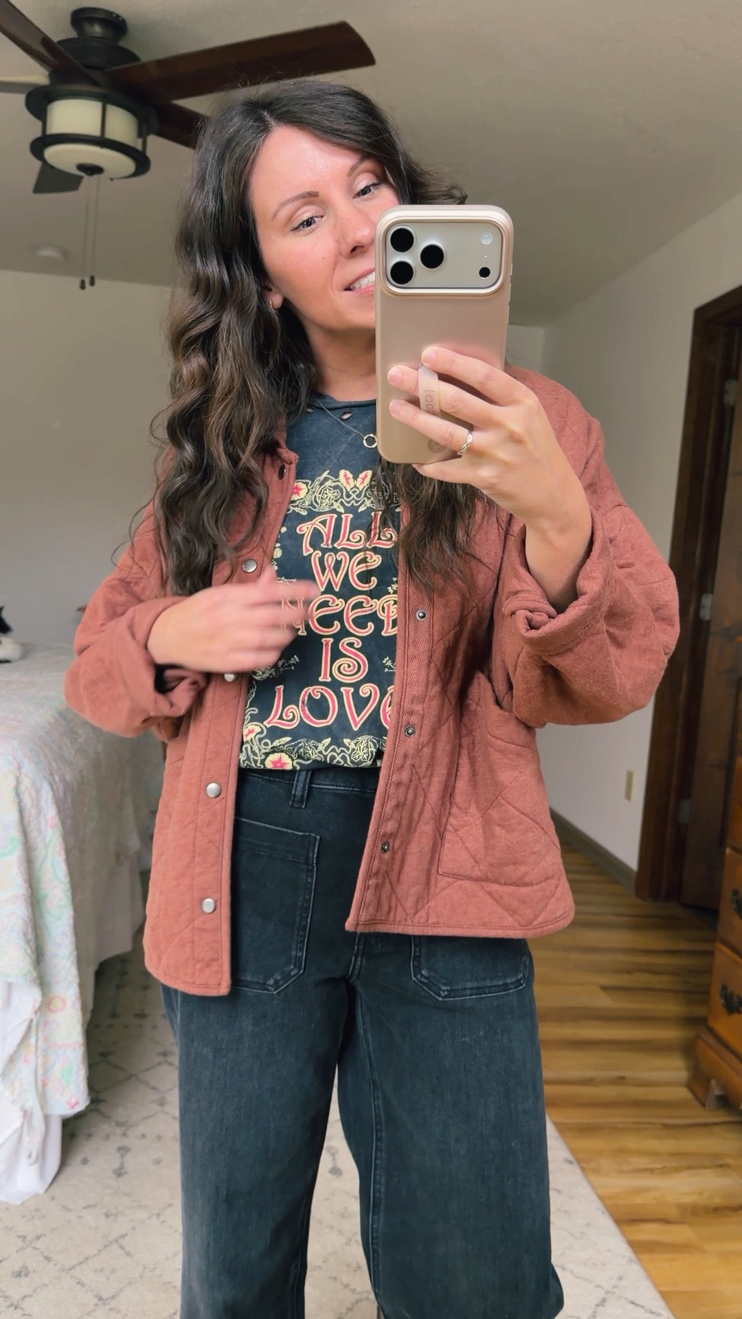 small in my tee (very oversized! 100% cotton), size 25 in the 26” inseam in my jeans (so stretchy and comfy!) and my jacket is older so I linked similar (size xs). My sandals are size 6. 



#LTKPetite #LTKgrwm #LTKootd
