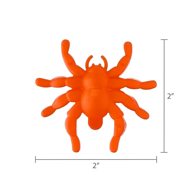 Halloween Jumping Spiders,46 Counts, Multi color, Ages 3+, Party Favors, by Way to Celebrate - Wa... | Walmart (US)