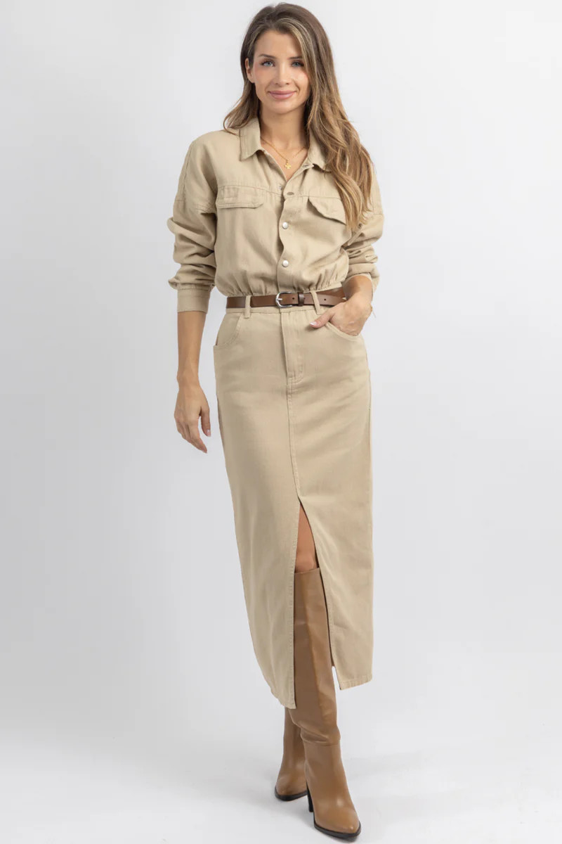 CROSBY STREET DENIM DRESS | L'ABEYE