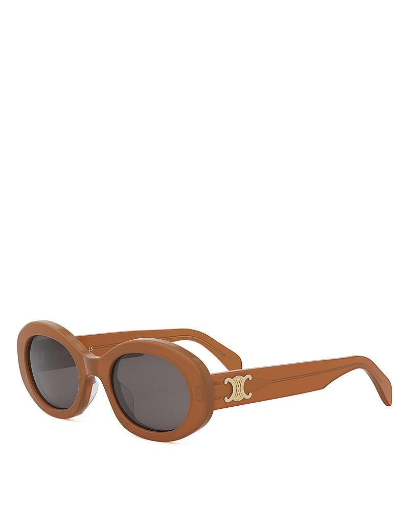 Celine Triomphe Oval Sunglasses, 52mm | Bloomingdale's (US)
