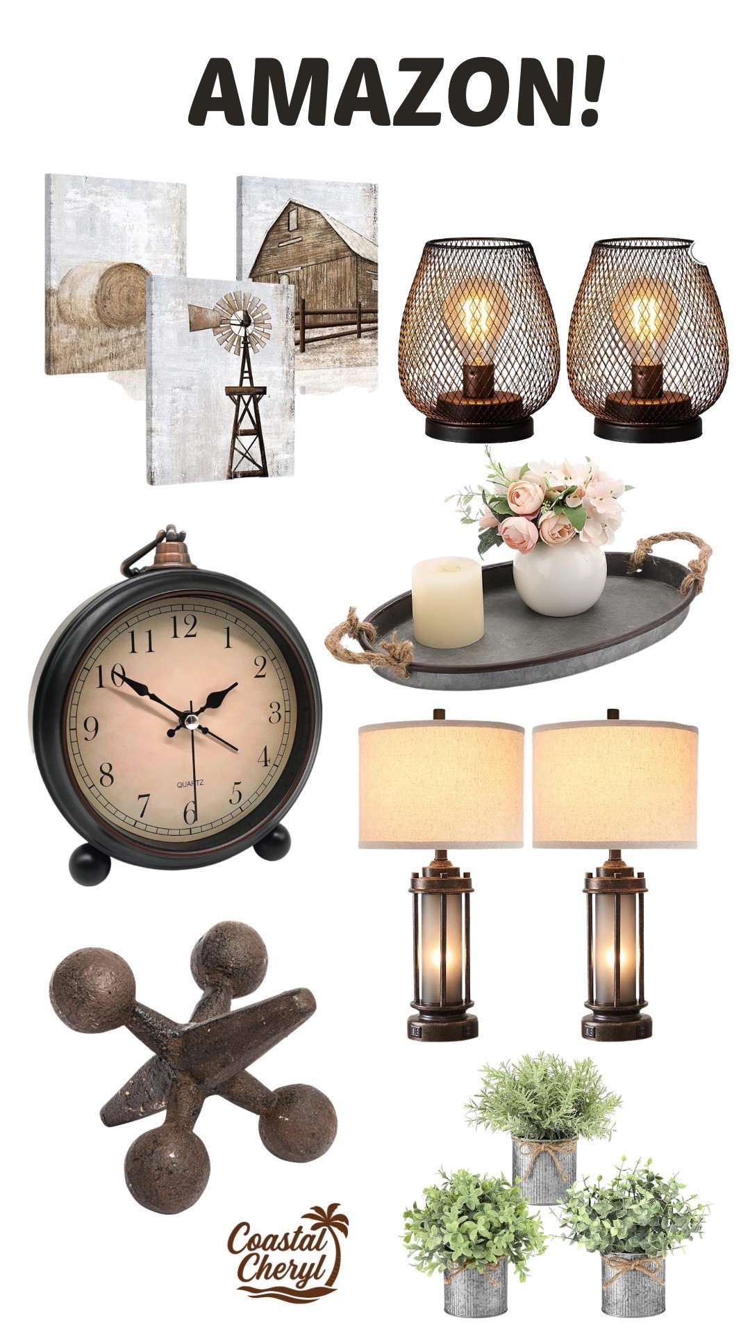 Farmhouse Decor at affordable prices from Amazon! #amazon #farmhousedecor #interiordecor

#LTKSaleAlert #LTKmomlife #LTKHome