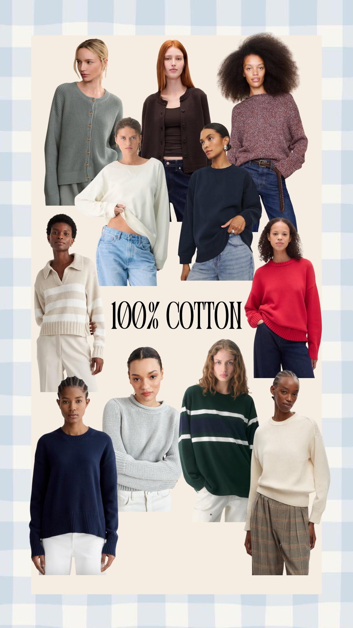 [11/20/25] 100% cotton knits from a variety of brands that double as great gifts! 

#LTKGiftGuide #LTKHoliday