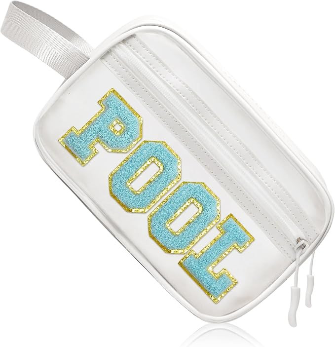 COSHAYSOO Clear POOL Makeup Bag Small Travel Pouch for Women Teenager Girls Pool Accessories Stuf... | Amazon (US)