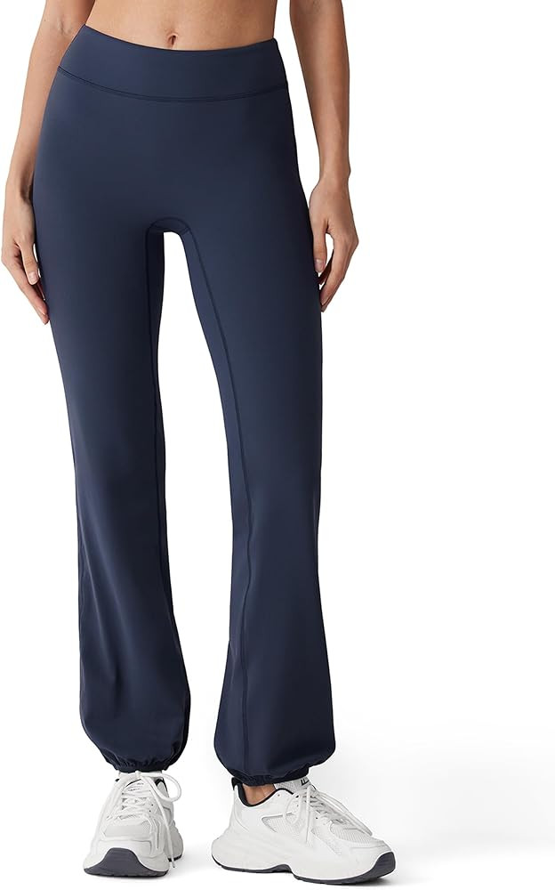MOOSLOVER Women Quick Step Bubble Pants High Waisted Balloon Joggers Yoga Pilates Dance Casual Lo... | Amazon (US)