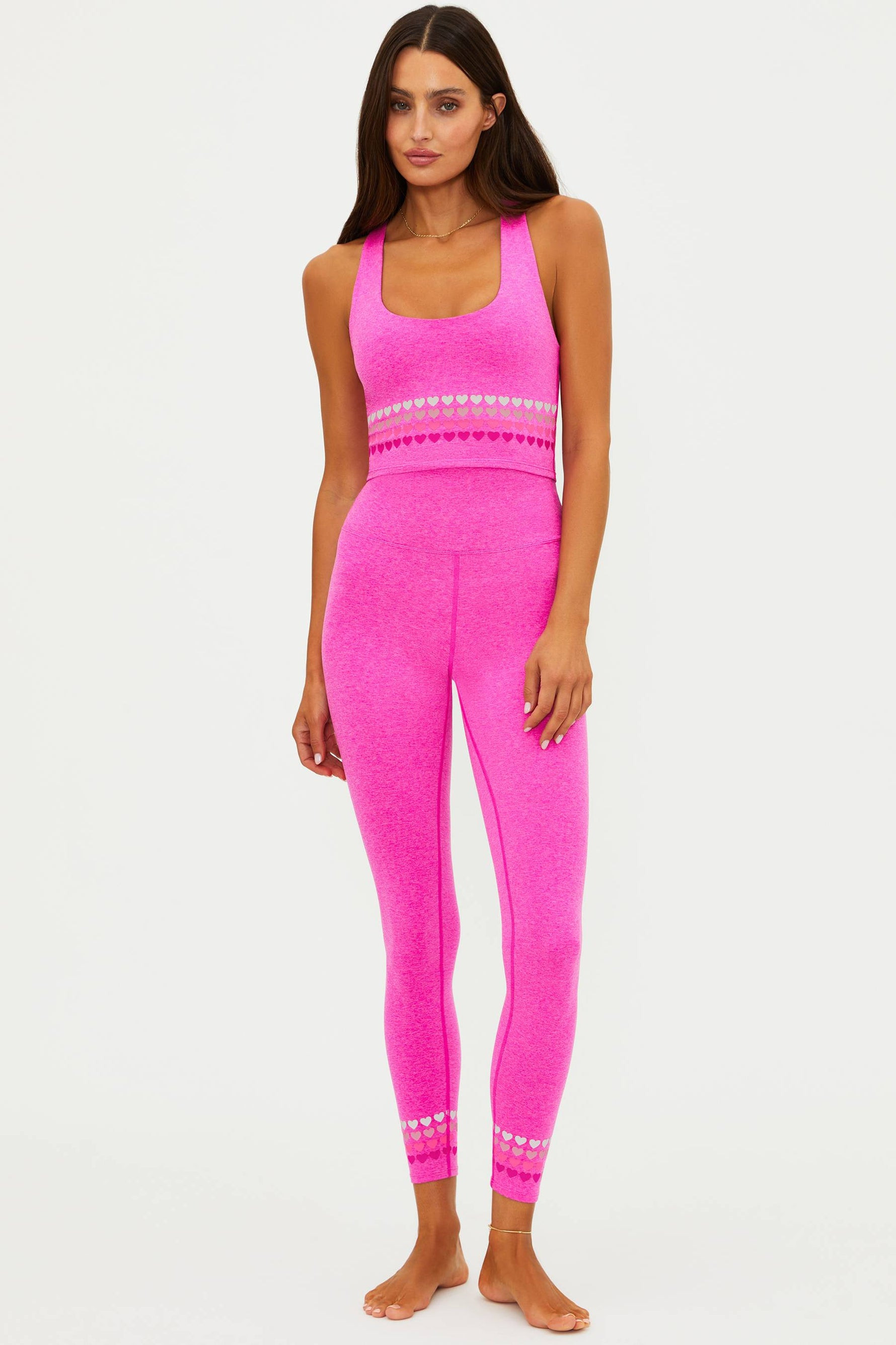 Piper Legging Electric Pink Soft Serve | Pink Heather Legging | Beach Riot | Beach Riot