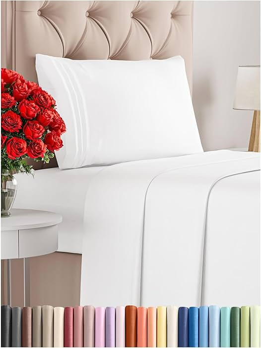 Twin XL Size 3 Piece Sheet Set - Comfy Breathable & Cooling Bed Sheets Set - Hotel Luxury Bedding... | Amazon (US)