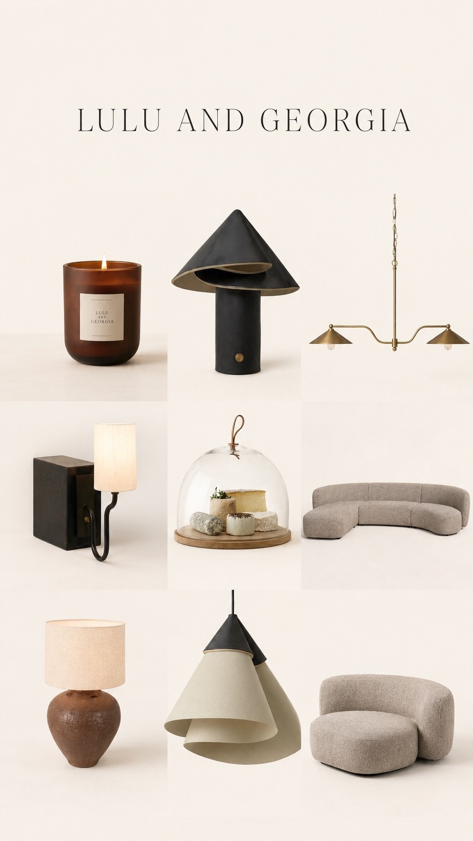 New Lulu and Georgia Favorites

Sharing a few of my latest Lulu and Georgia saves and I’m officially obsessed. The lighting, curves, textures, and warm organic finishes are giving that elevated designer look while still feeling cozy and timeless. So much inspiration for modern organic, rustic modern, and neutral home decor lovers.

#LTKHome
