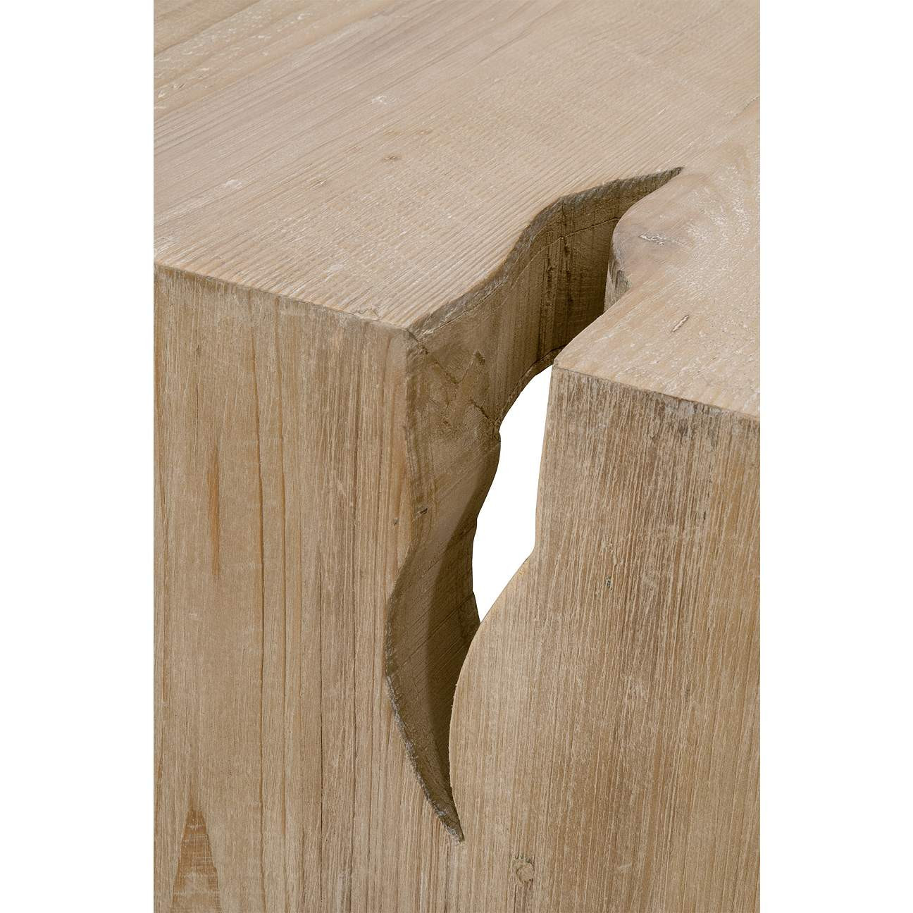 Reed 55 3/4"W Smoke Gray Pine Wood Rectangular Coffee Table | Lamps Plus