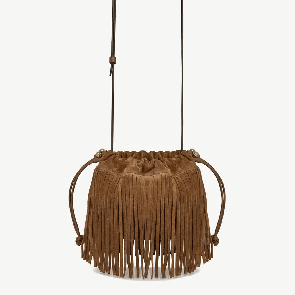 Strathberry - Charlotte Drawstring - Brown | Strathberry