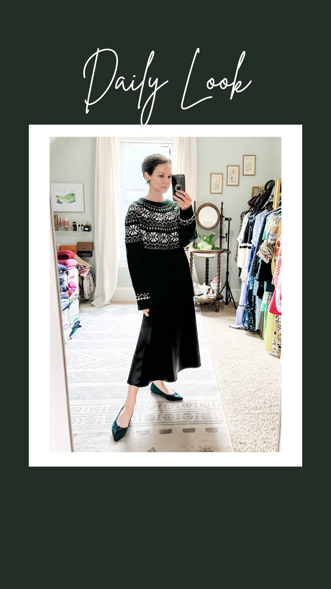 Satin skirt for fall. 
Petite outfit. Classic outfit. Fall outfit. Modest outfit  

#LTKSeasonal #LTKPetite #LTKOver40