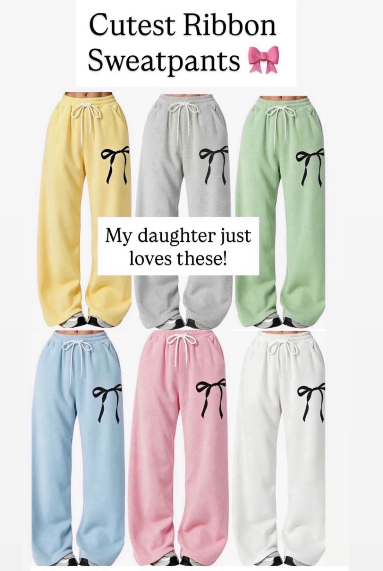 Cute bow sweatpants for girls

#LTKKids