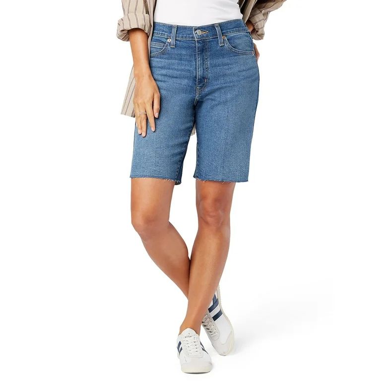 Signature By Levi Strauss & Co Women Heritage High Rise Bermuda Shorts | Walmart (US)