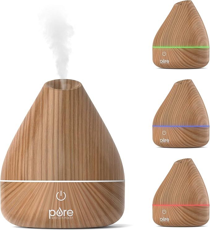Pure Enrichment PureSpa Natural Essential Oil Diffuser (Natural) – 200ml Water Tank Lasts Up to... | Amazon (US)