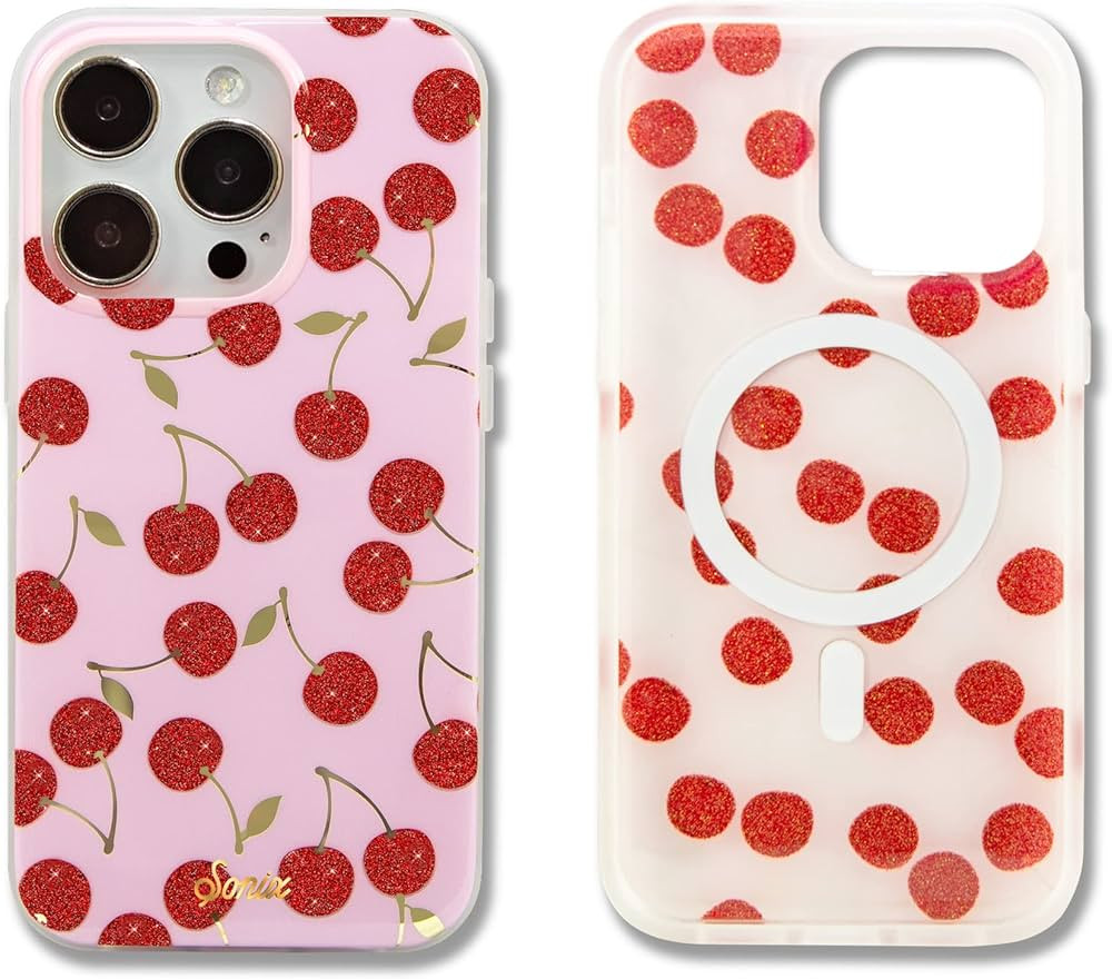Sonix Glitter Case for iPhone 14 Pro Max | Compatible with MagSafe | 10ft Drop Tested | Cherry De... | Amazon (US)