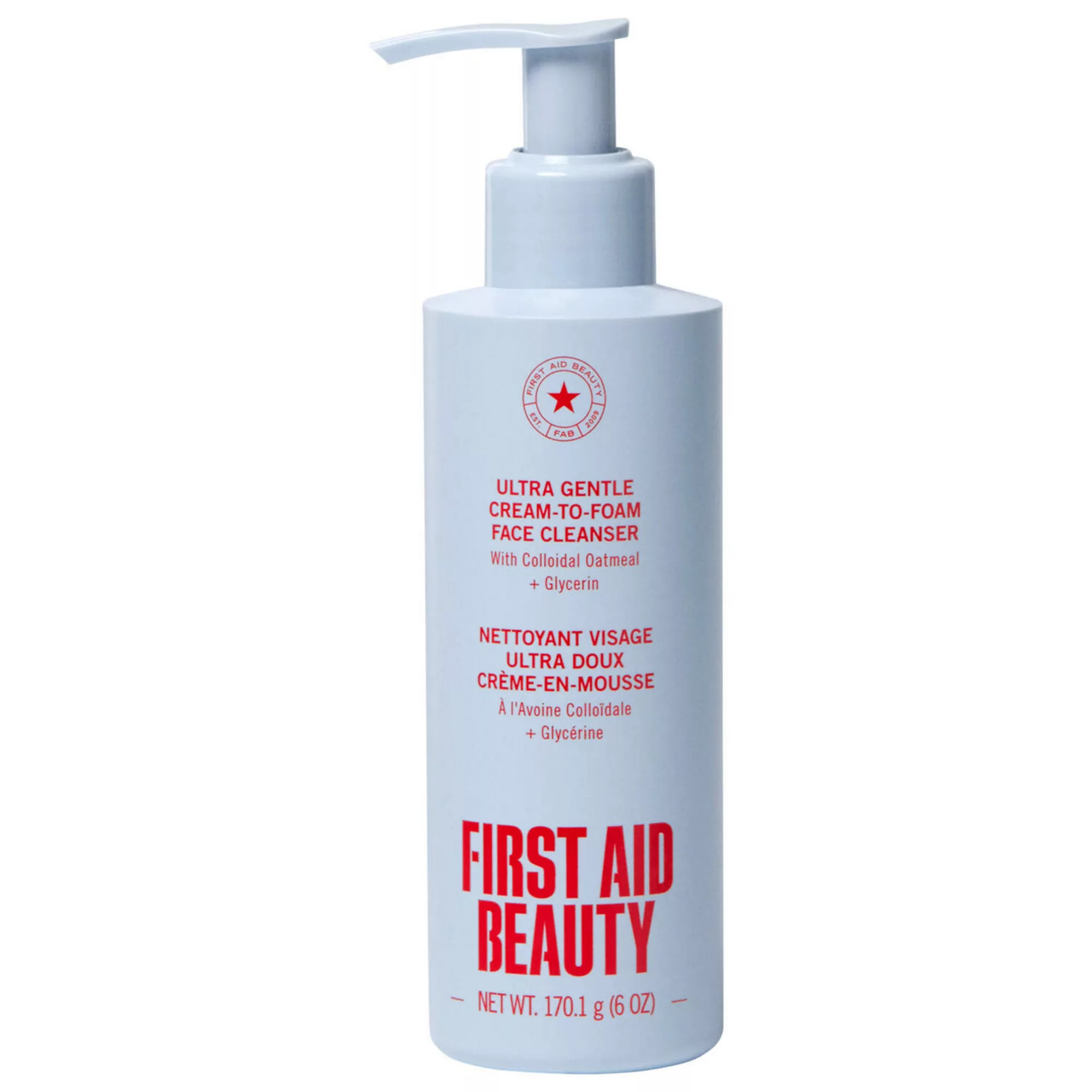 First Aid Beauty Ultra Gentle Pure Skin Cream-to-Foam Face Cleanser with Colloidal Oatmeal + Glyc... | Kohl's