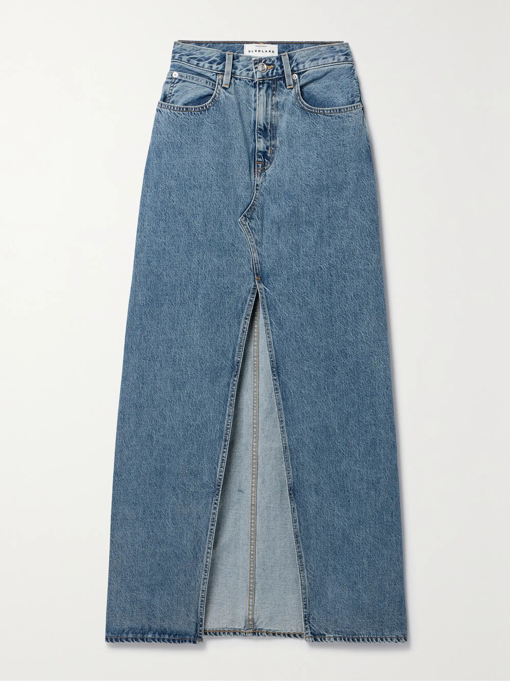 + NET SUSTAIN Dallas organic denim maxi skirt | NET-A-PORTER (US)