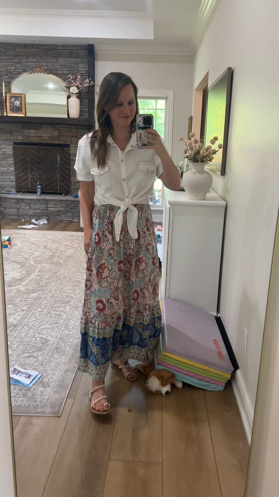 Ootd: church outfit! Maxi dress and button up for the win! All amazon finds. Wearing size M! 



#LTKFindsUnder50 #LTKWorkwear #LTKFindsUnder100