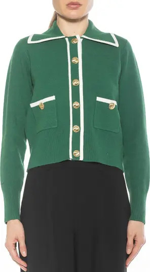 Mari Tipped Sweater Jacket | Nordstrom Rack