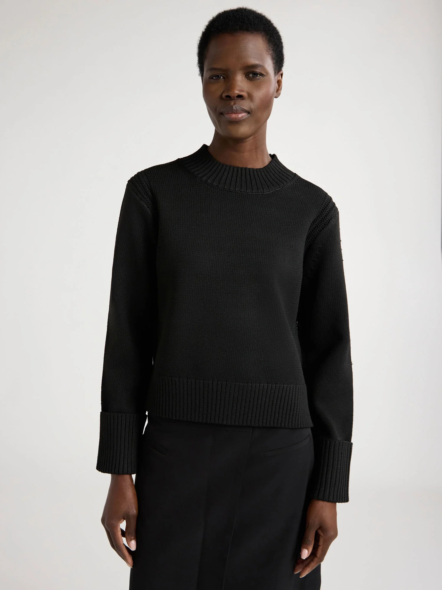 Scoop Women's and Women's Plus Cuffed Sweater, Lightweight, Sizes XS-4X | Walmart (US)