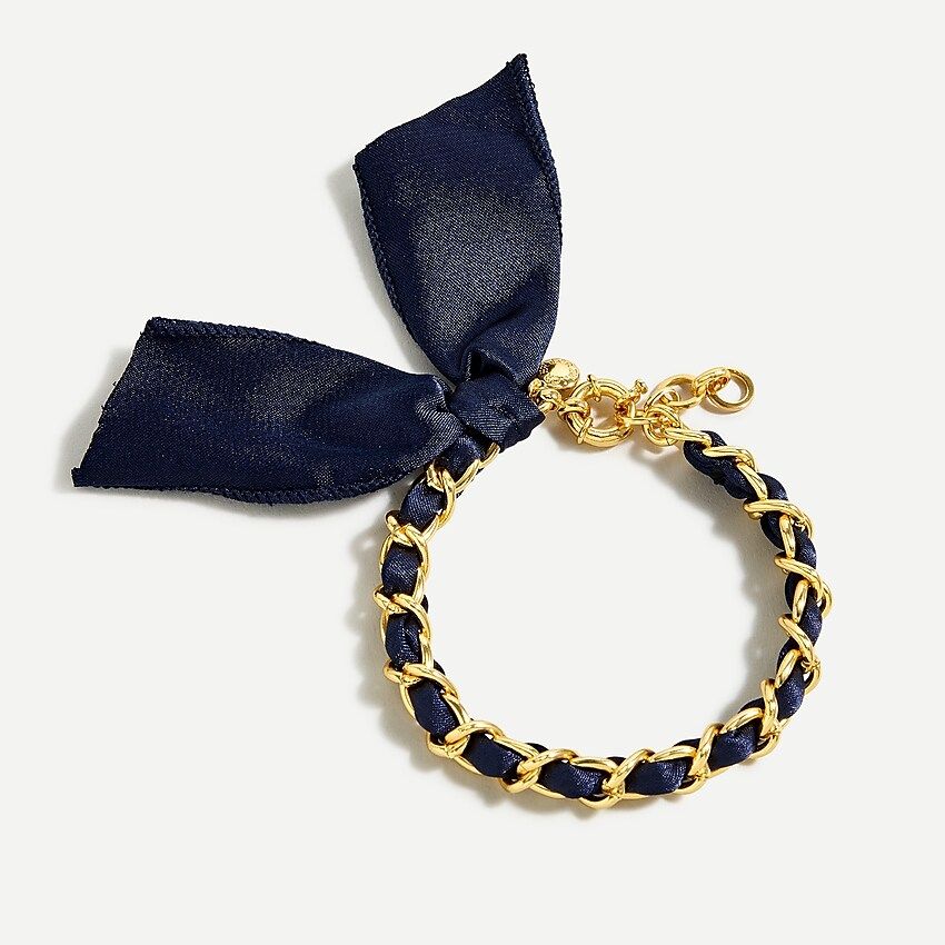 Fabric chain bracelet | J.Crew US