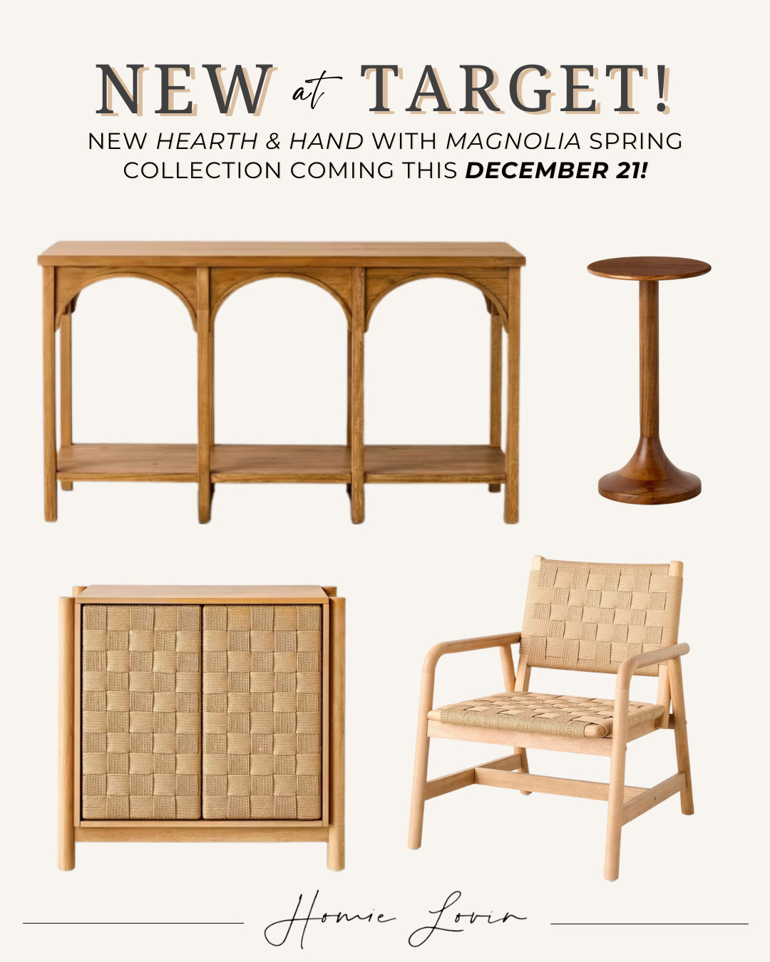 New Hearth and Hand with Magnolia Spring Collection coming this December 21st! 

furniture, home decor, interior design #NewArrival #Target #HearthandHand #Magnolia 

 #LTKHome #LTKSaleAlert