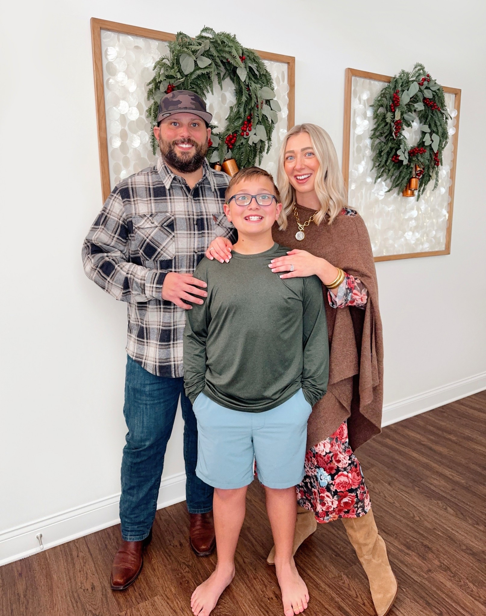 Happy Thanksgiving from The Rodgers Family!! ✨🦃❤️ Hope you all have the very best day!!! I’m so thankful for all of YOU!! 🫶🏻 Shop my ootd via the 🔗 in my bio! 💁🏼‍♀️

Dress size small, poncho one size, boots size up 1/2 size!

Thanksgiving, family, fall fashion 

#LTKSeasonal #LTKHoliday #LTKCyberWeek