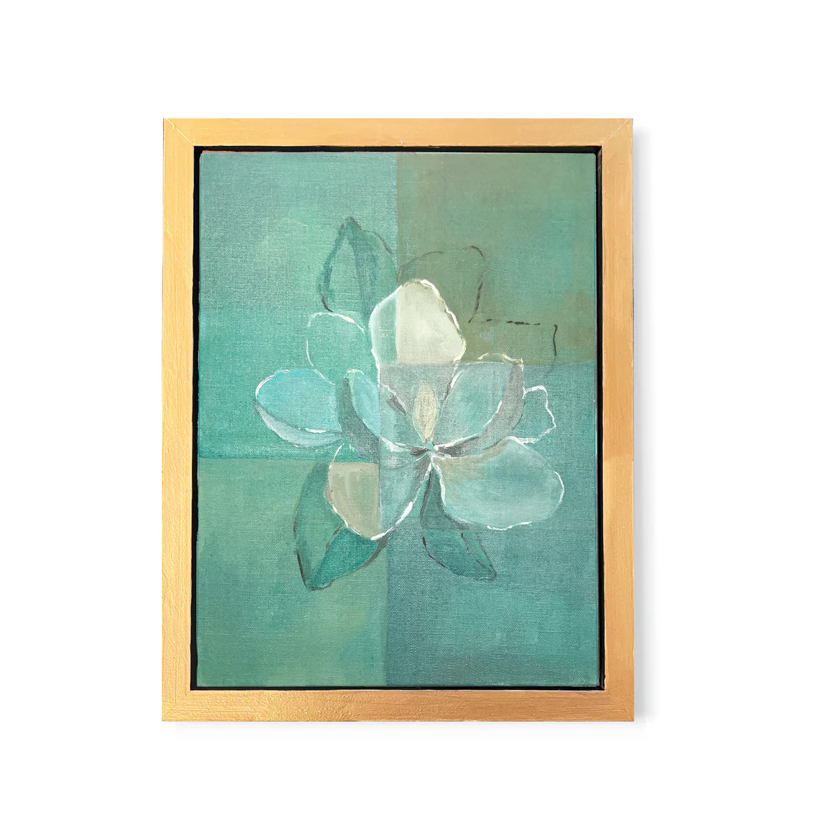 Original Canvas Magnolia Verdura III Painting | Sweet Pea and Whimsy