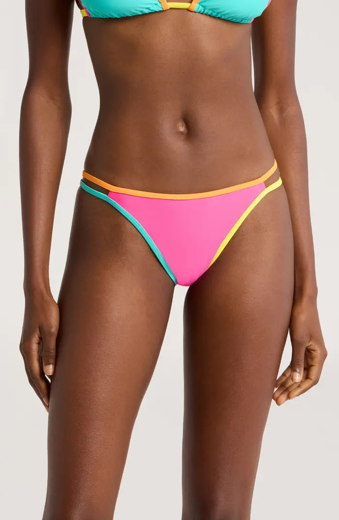 Strappy Cheeky Bikini Bottoms | Nordstrom