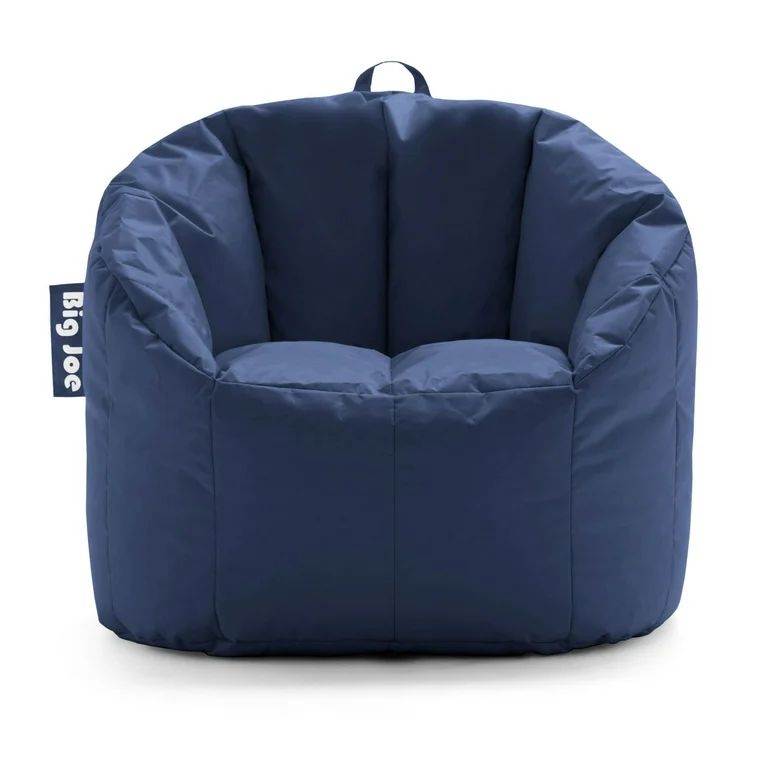Big Joe Milano Bean Bag Chair, Navy Smartmax, Durable Polyester Nylon Blend, 2.5 feet | Walmart (US)