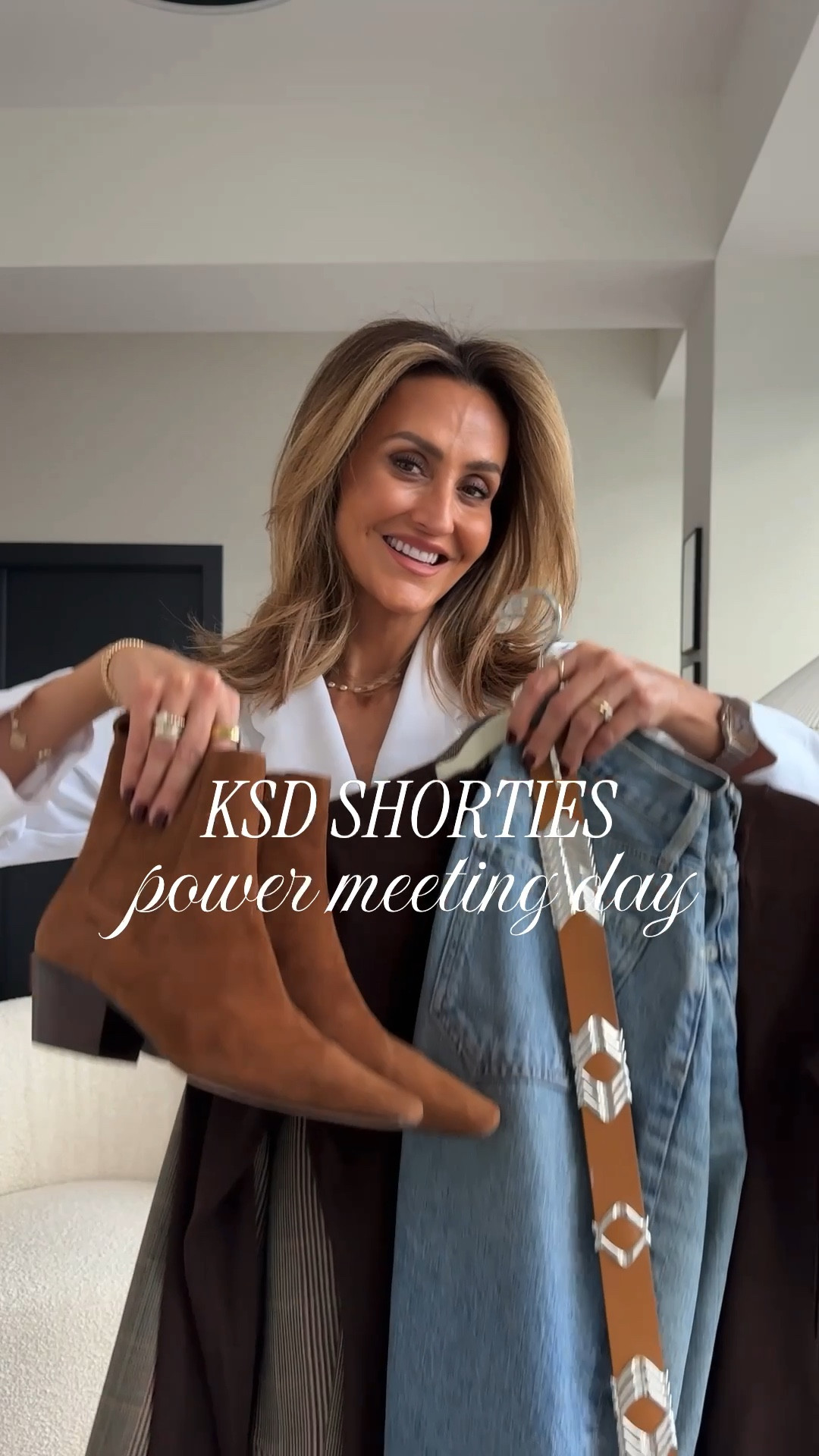 KSD shorties: power meeting day 💼📝and testing some new makeup! 

Picked up my Agolde crop and love the way it looks with the booties! A thin sweater and plain blazer make the perfect fall outfit! 🍂🍁

Comment SHOP and I’ll send you a DM with all of the links to shop 💫 you can always check my stories for direct links, highlights or shop via link in my bio! 

#LTKSaleAlert #LTKShoeCrush #LTKStyleTip