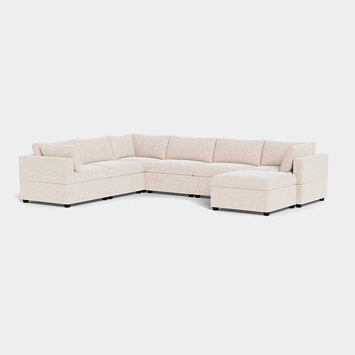 Kova Box Cushion Grand Corner + Ottoman | Albany Park