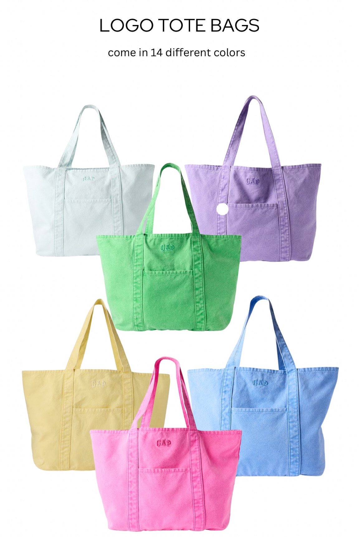 Logo tote bags perfect for Spring 🌼 come in 14 different colors!

#LTKFindsUnder50 #LTKSaleAlert #LTKFindsUnder100