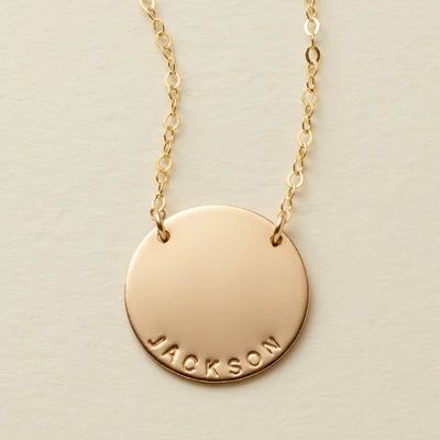 Zola Disc Necklace | Made by Mary (US)