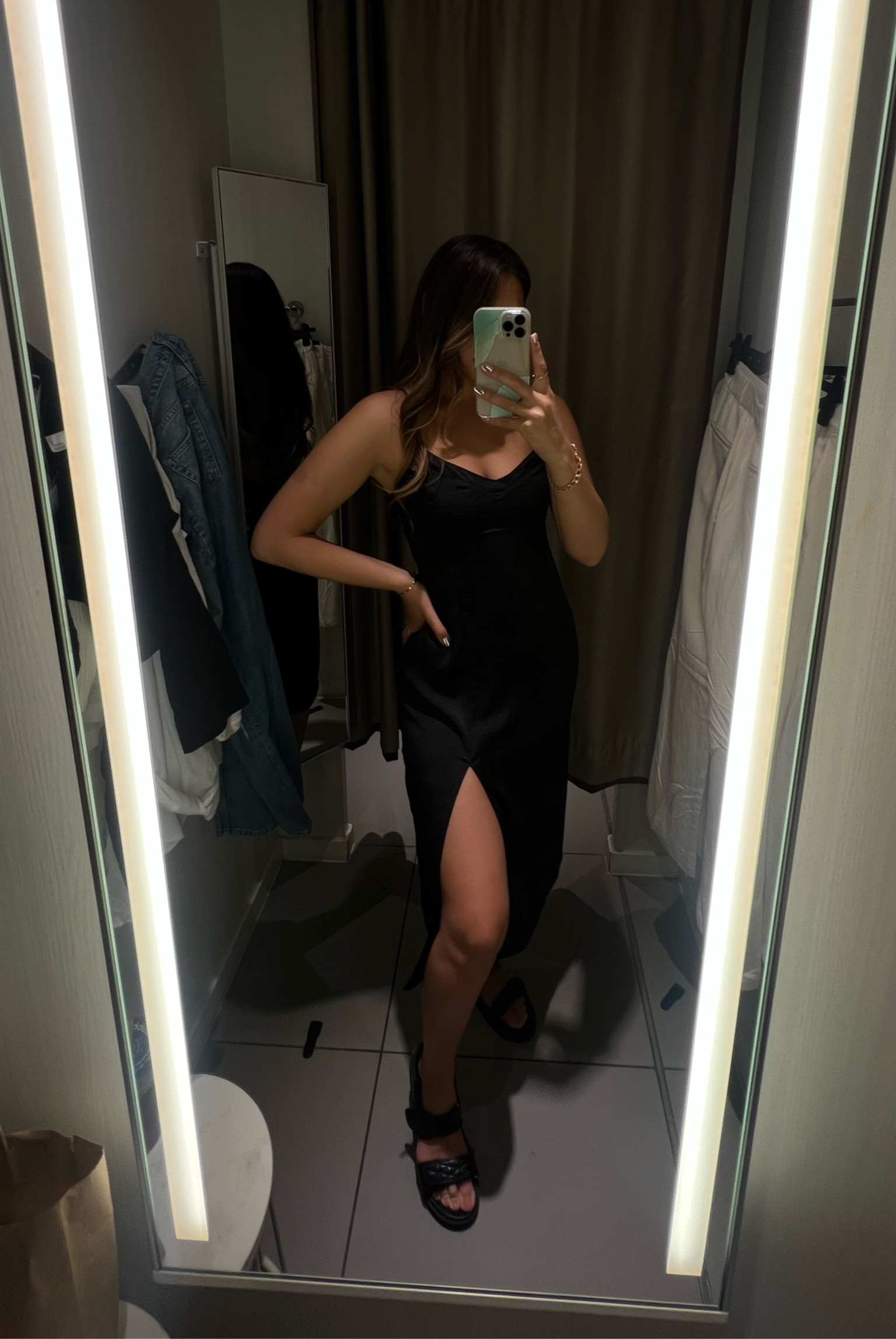 The perfect dress for a casual summer trip out ! Can be dressed up or down! Could wear any shoes with it as well! 

#hmfinds #hmhaul #satindress #satinblackdress #blacksatindress #casualdress #summerdress #ltkfind #trending 

#LTKunder50 #LTKfit #LTKstyletip