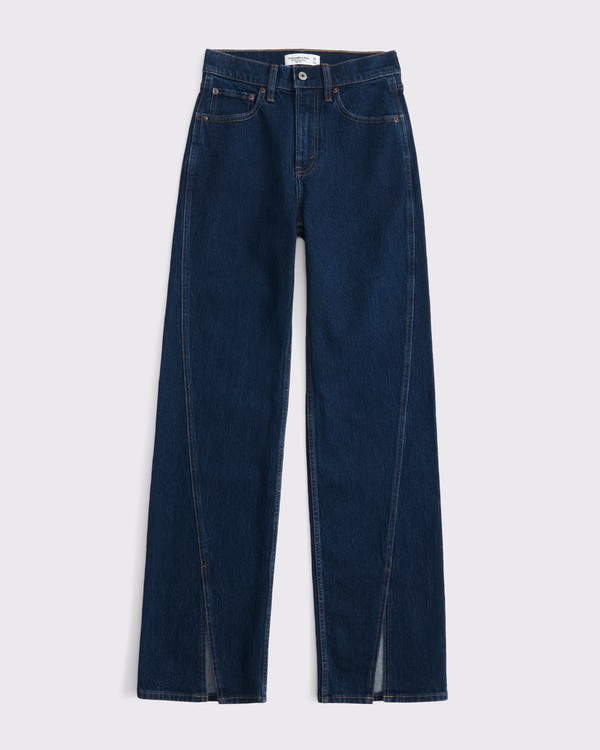 Women's High Rise 90s Relaxed Jean | Women's Bottoms | Abercrombie.com | Abercrombie & Fitch (US)