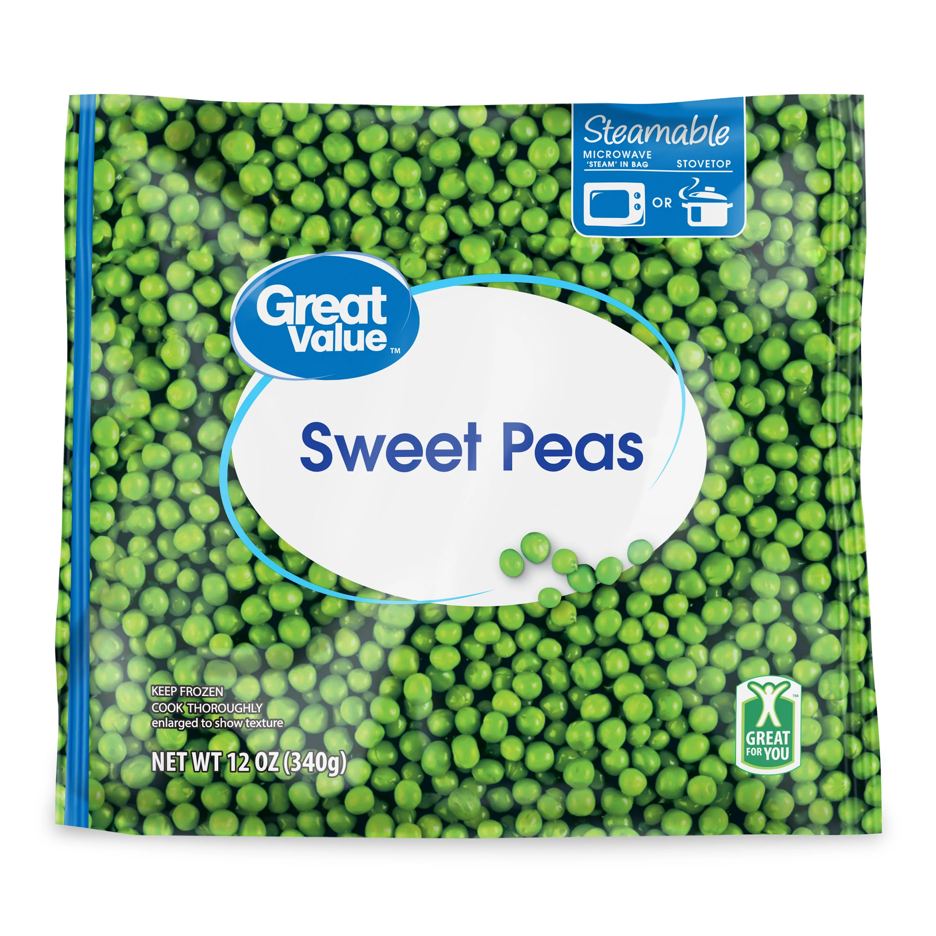 Great Value Sweet Peas, 12 oz (Frozen) | Walmart (US)