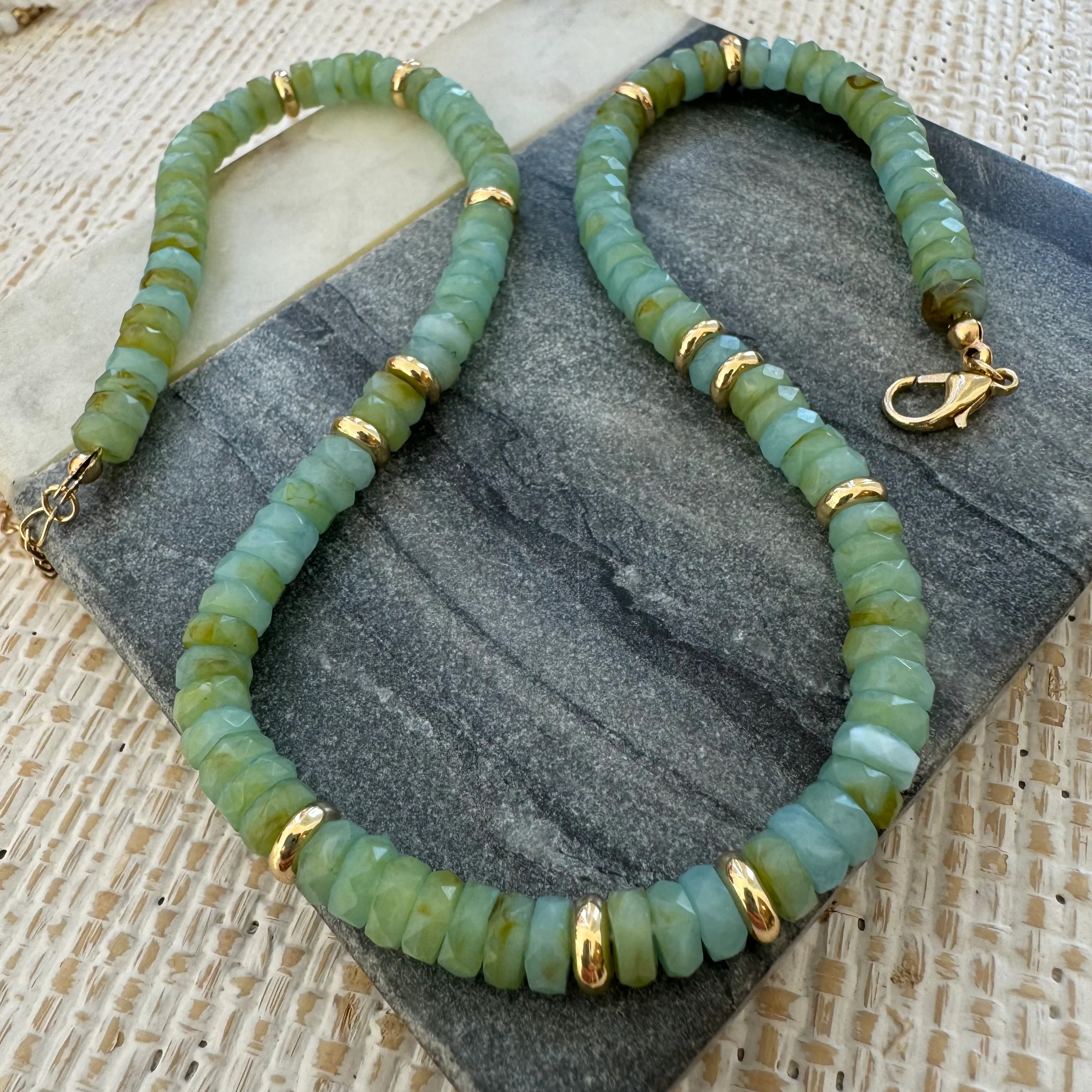 Doublemint Resin Necklace | Erin McDermott Jewelry