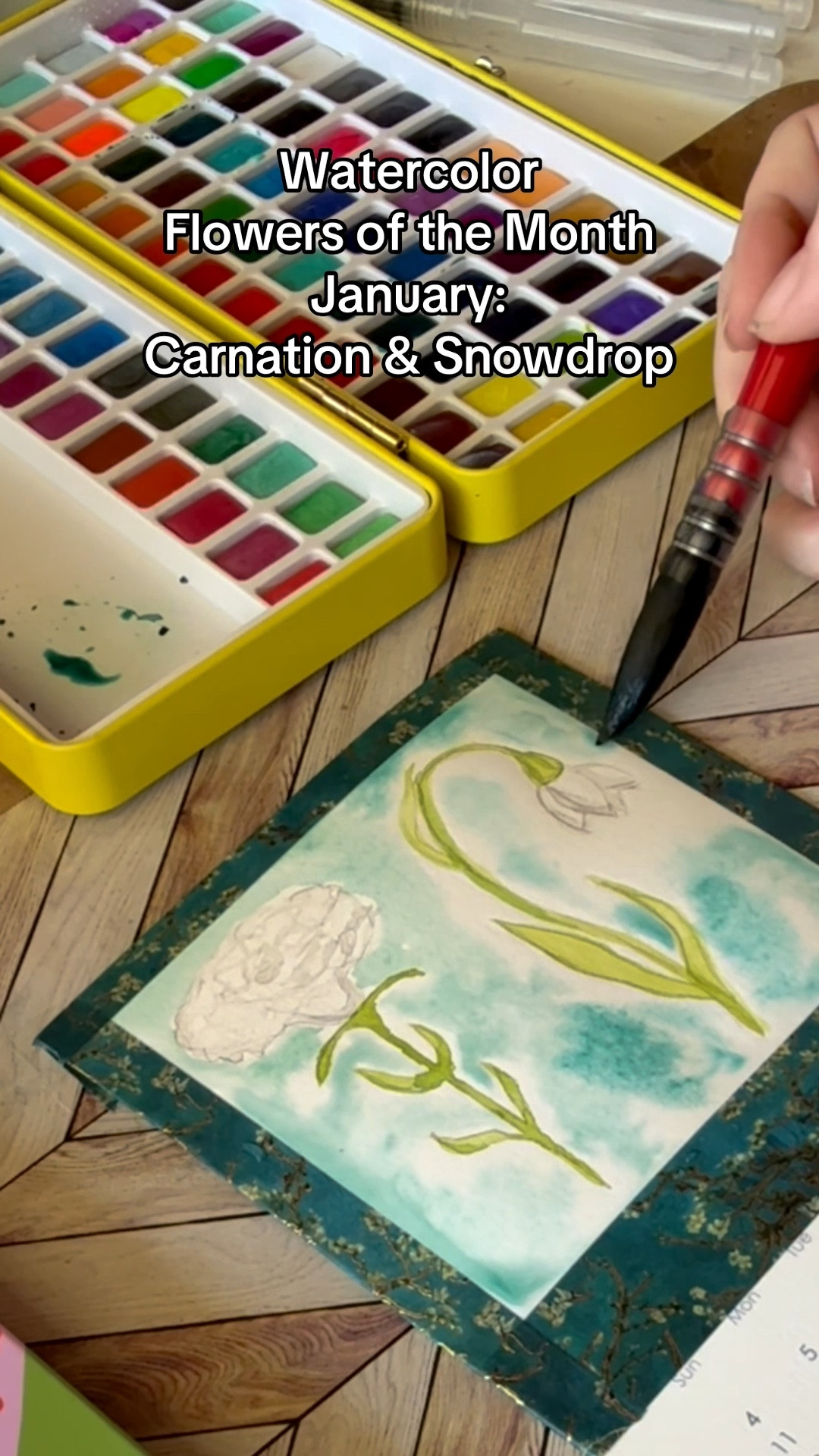 Watercolor is such a magical experience. Here I am painting January with Carnation and Snowdrop, the two birth flowers of the month. Grabie offers amazing premium quality watercolors at such an affordable price, perfect gift for any creative person or artist you know! 

#LTKGiftGuide #LTKHoliday #LTKSeasonal