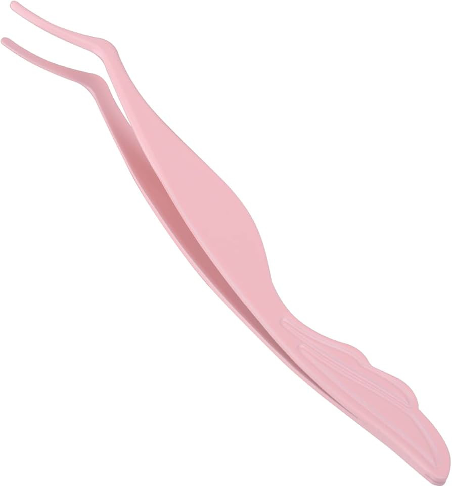Pretty memory Eyelash Applicator Tool DIY False Curved Eyelash Extension Tweezer for Volume Lashe... | Amazon (US)