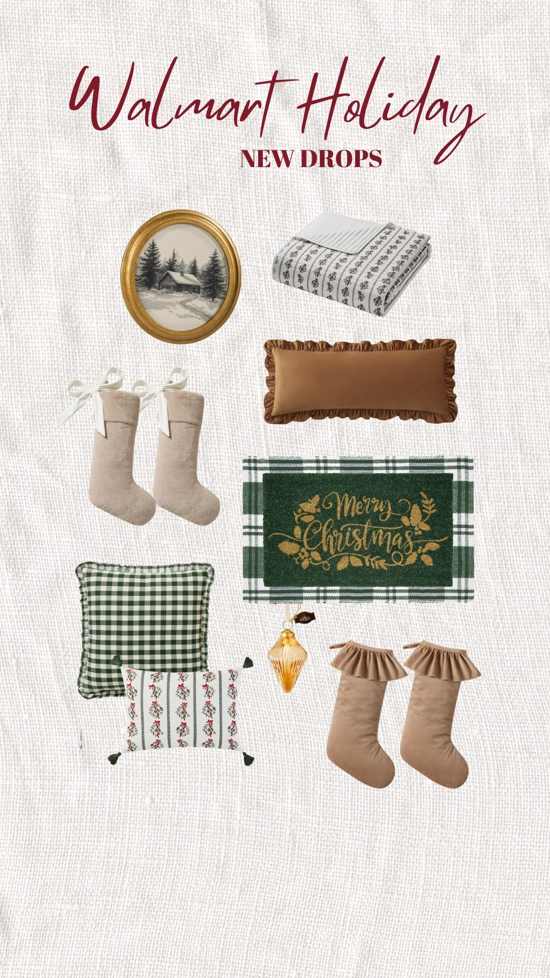 new walmart christmas drops! 

#LTKSeasonal #LTKHome #LTKHoliday