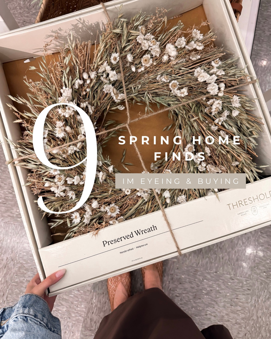 Target spring home finds I’m loving! 

Dried floral wreath, spring candle, bamboo salad utensils, throw blanket, basket, olive stem, matches, kitchen kit, oven kit, wall art, studio McGee, hearth and hand with magnolia, spring decor, spring home decor, 

#LTKSeasonal #LTKHome