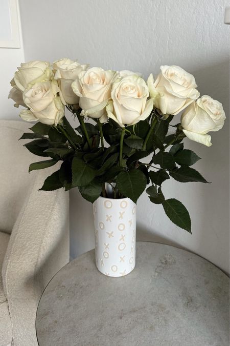 Valentine’s Day decor
This xo hugs and kisses vase is so cute for valentine flowers. I love the neutral colors which make it festive but still chic. 

Valentine’s Day, Valentine’s Day decor, home decor, Valentine’s Day gifts, gifts for her, Anthropologie, coffee table, gifts under 25

#LTKhome #LTKfindsunder50 #LTKSeasonal