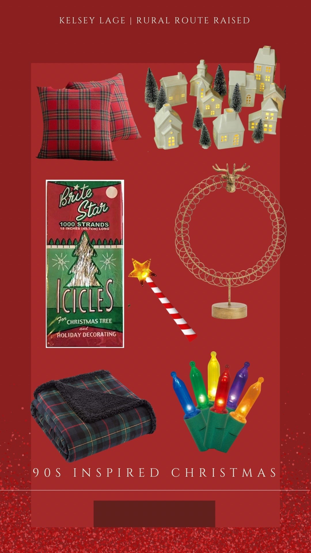 90s inspired Christmas decor! 

#LTKHome #LTKSeasonal #LTKHoliday