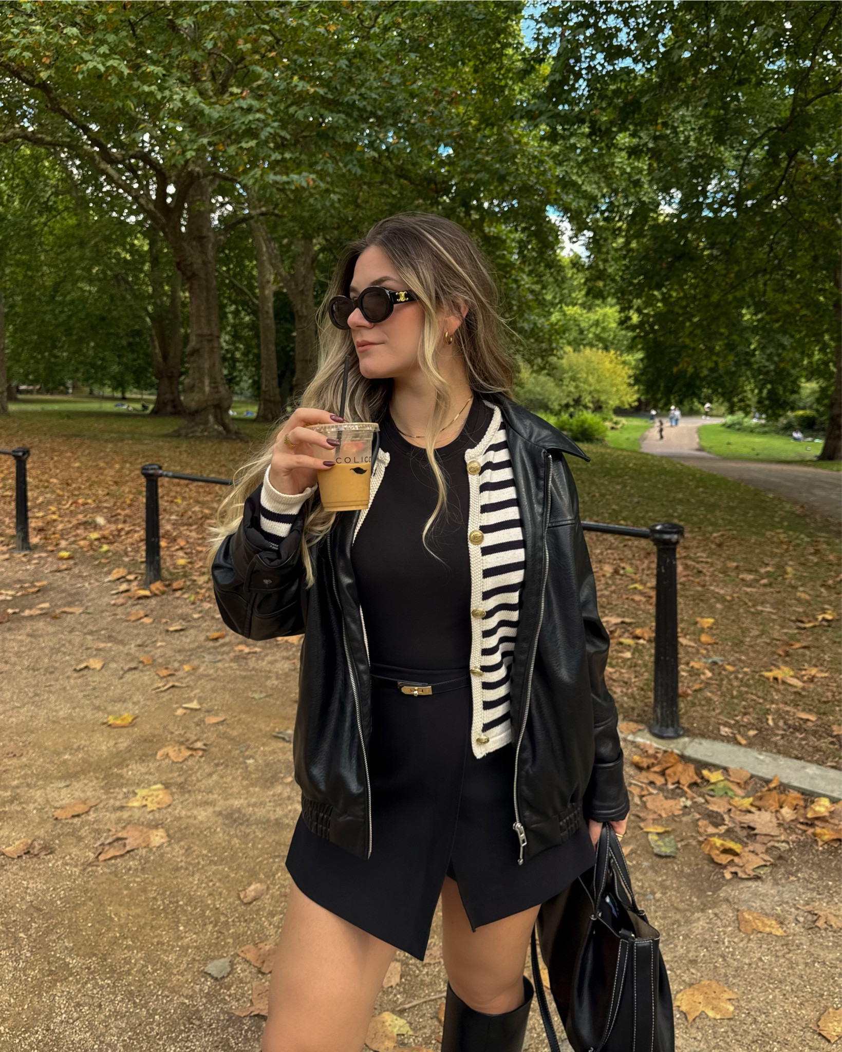 hello october 🍂🧋🤎 #autumnoutfit #falloutfit #herbstlook #herbstoutfit 

#LTKeurope #LTKautumn #LTKFashionMonth